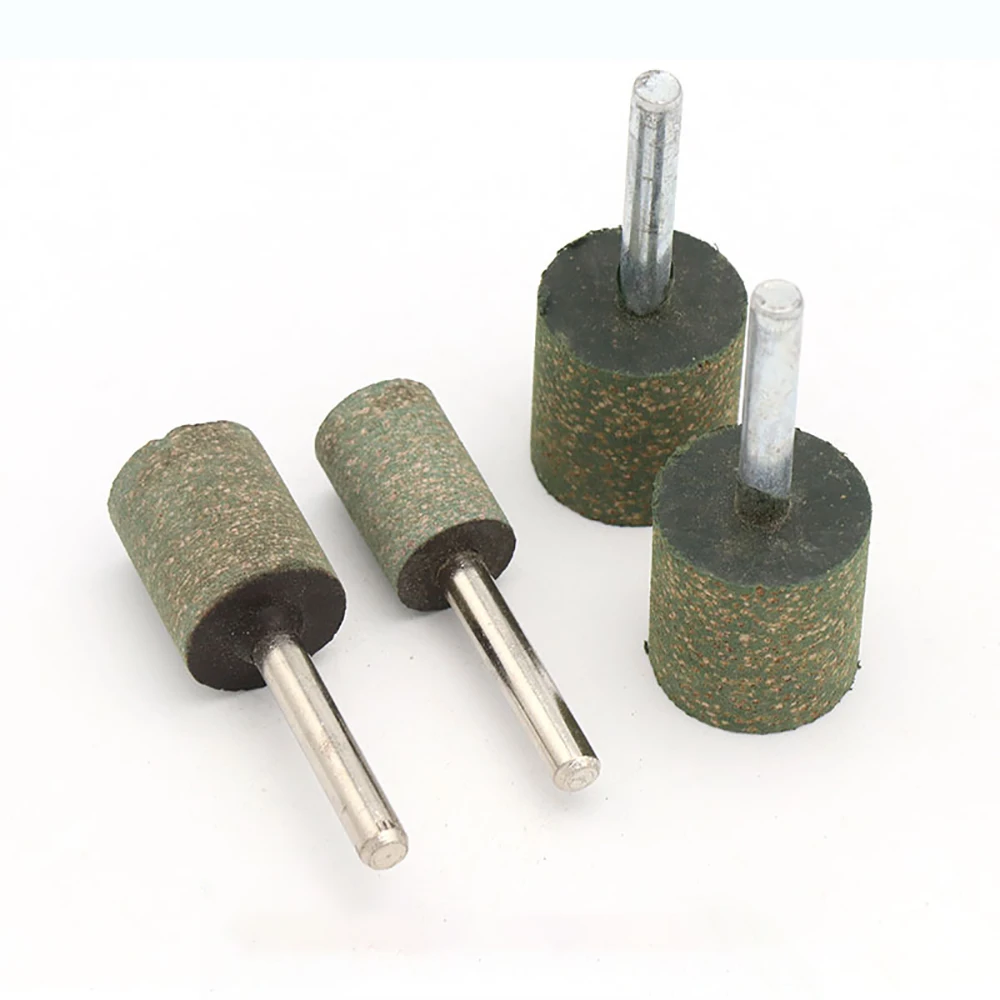 

6mm Shank Cylindrical Sesame Rubber Grinding Head 16/20/25mm Polishing Abrasive Grinding Stone Wheel Head Rotary Tool Accessorie