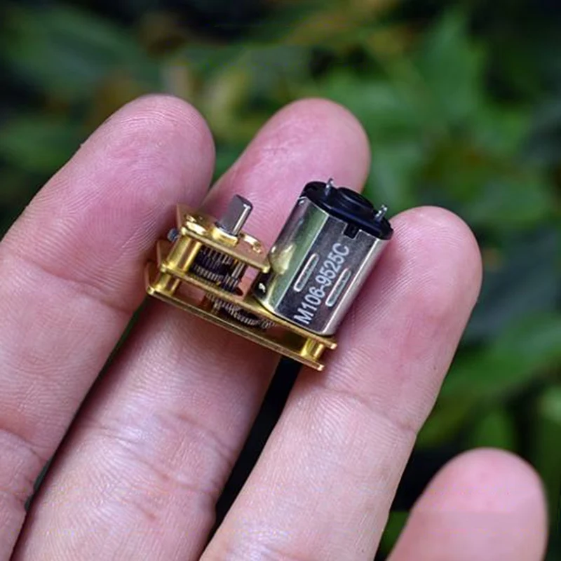 Мини-7-тип N20 цельнометаллический мотор-редуктор постоянного тока 6 В-12 В 60 об/мин