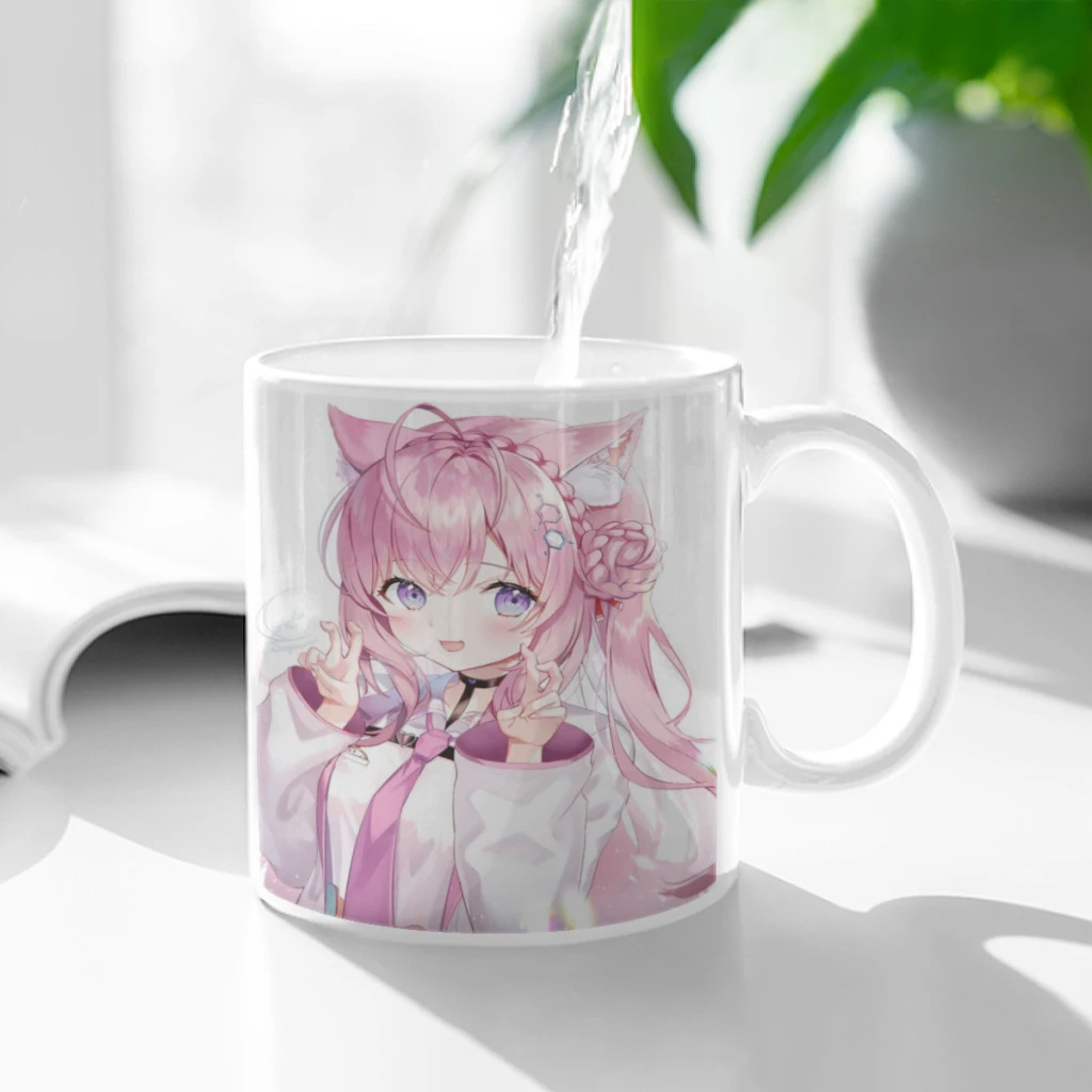 Аниме Hololive Kawaii керамические кофейные кружки чайная чашка молочные чашки подарки