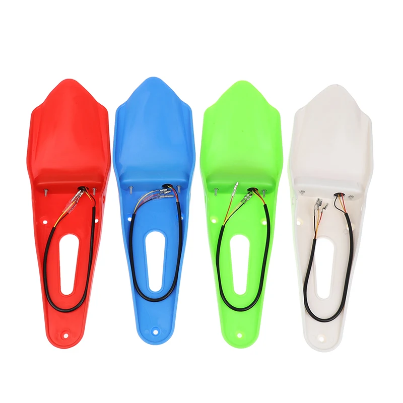 

1pc Motorcycle Tail Light And Rear Fender Stop Enduro Tail Light MX Trail Supermoto Waterproof Lightweight Easy Universal