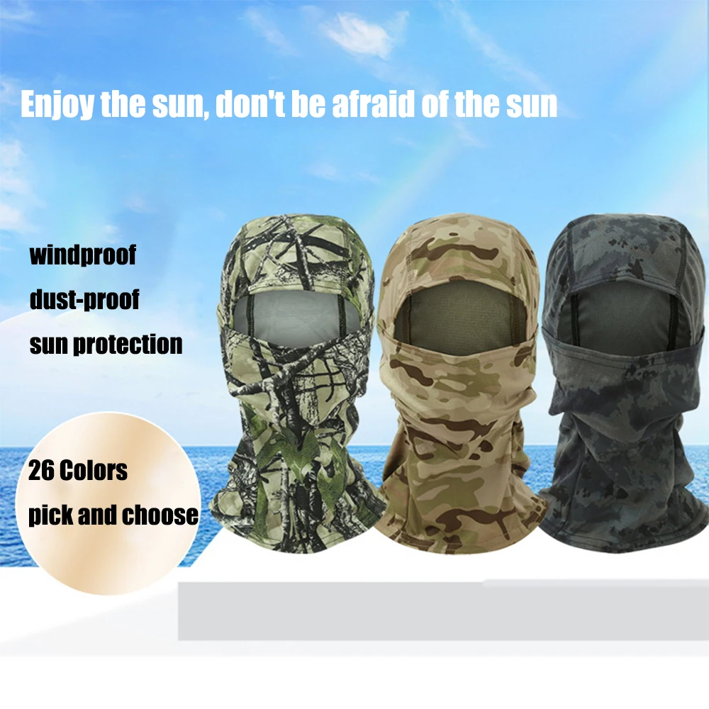 

Bandana Man Mask Balaclava Tactical Mask Camo Bandanas For Cycling Fishing Tourism Hunting Mountaineering Woman Bandana Scarf