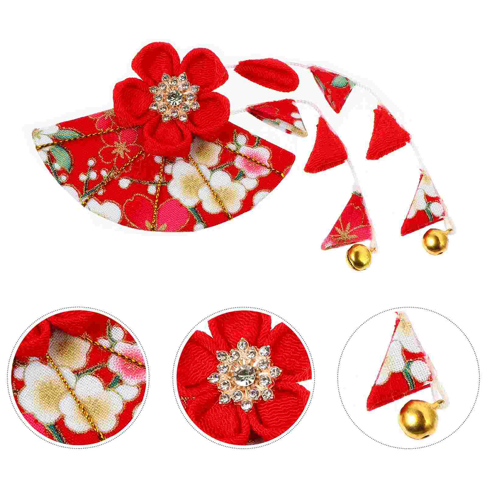 

Japanese Style Headgear Sakura Tassel Hair Clip Headdress Kimono Accessories Cherry Blossoms Accessory Alloy Miss