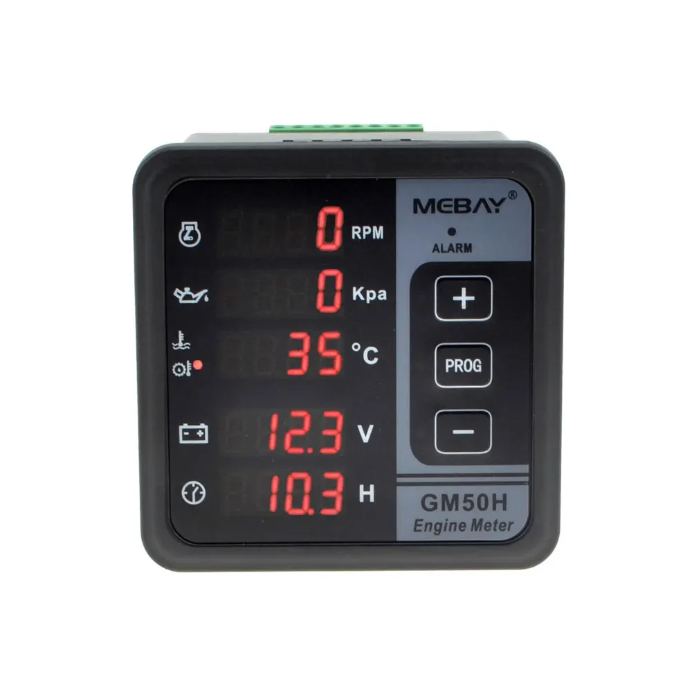 Многофункциональный контроллер генератора Mebay GM50H Цифровой Измеритель двигателя