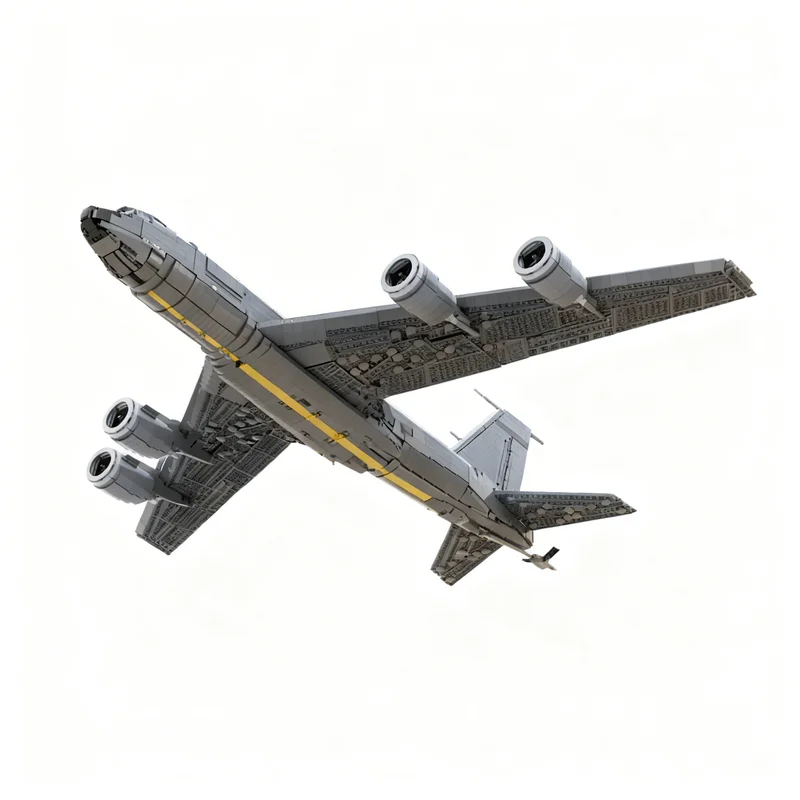 Фото 5784 детали MOC Creator Expert: Модель Boeing KC Stratotanker, конструктор, строительные блоки, креативный набор для детей, подарок на Рождество, игрушка №1