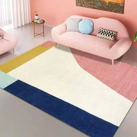 modern abstract pink rug living room decor washable kids bedroom lounge rug entry door mat anti%c2%a0slip%c2%a0rug bathroom mat