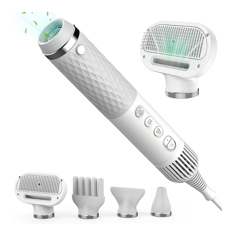 

Dog Hair Dryer 5 In 1 Handheld Dog Dryer Pet Dog Blow Dryer With Temperature Adjustment Fit For Home Travel EU Plug