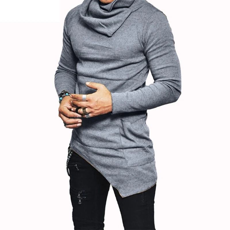 

Lange Mouw Sweater Voor Mannen Kleding Herfst Coltrui Sweatshirt Top