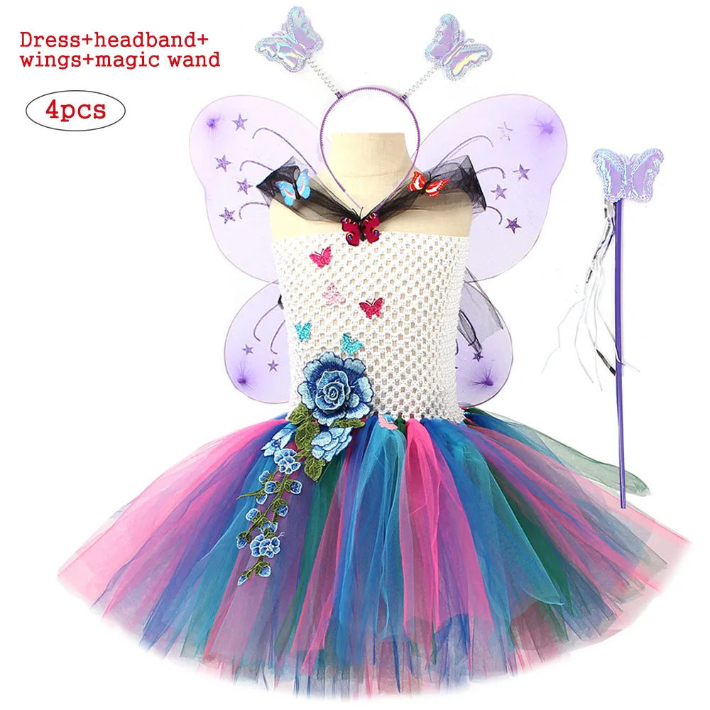 

Summer New Unicorn Dress Up for Girls Baby Princess Birthday Party Helloween Christmas Costumes Children Embroidery Ball Gown 9Y