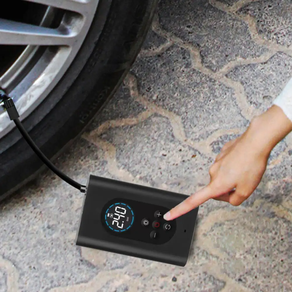 

Useful Car Tire Bicycle Motorcycle Ball Electric Air Pump Air Compressor Black Long Battery Life