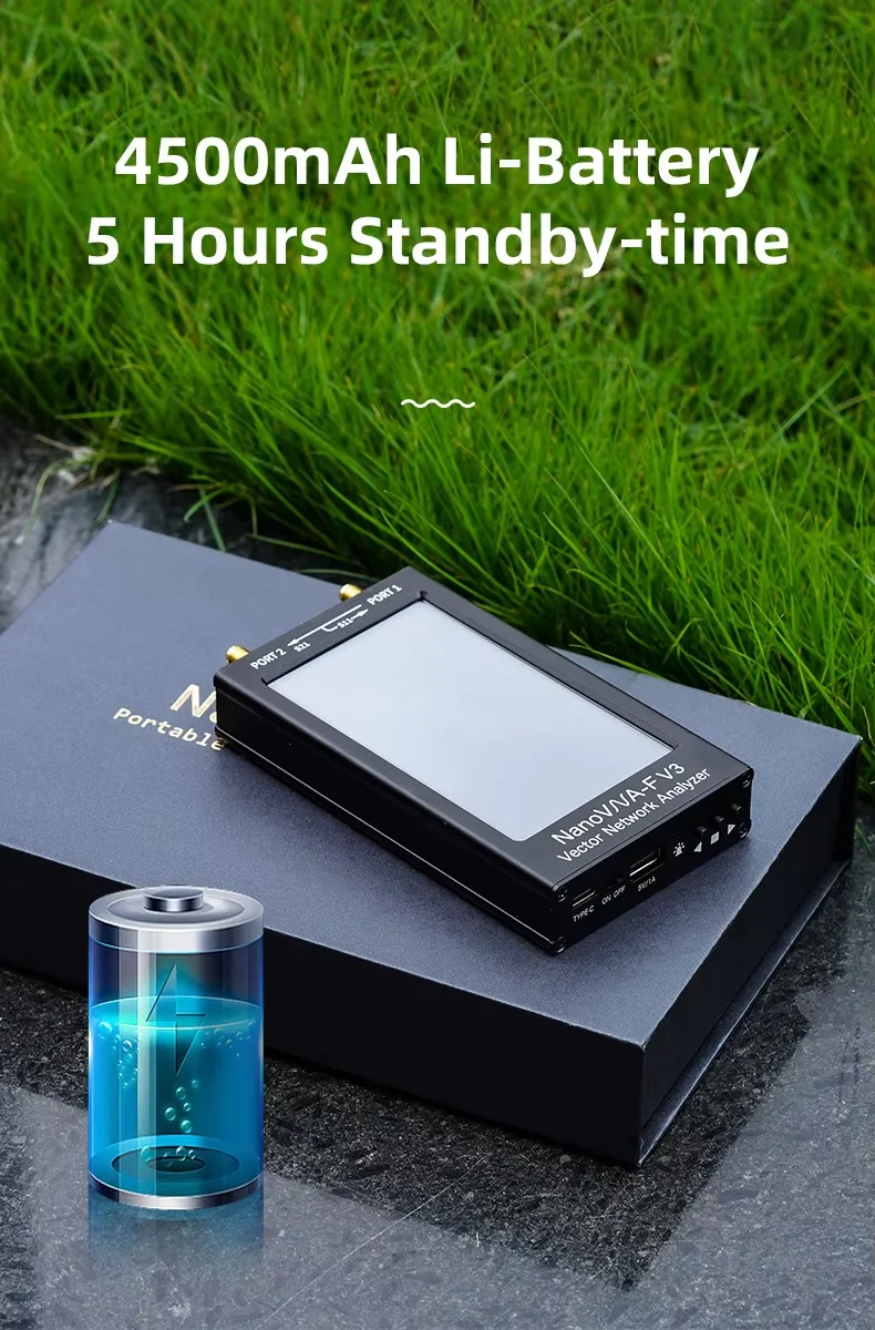 SA6 V3 Портативный векторный сетевой анализатор 1 МГц-6 ГГц VNA для антенны MF/HF/VHF/UHF/SHF