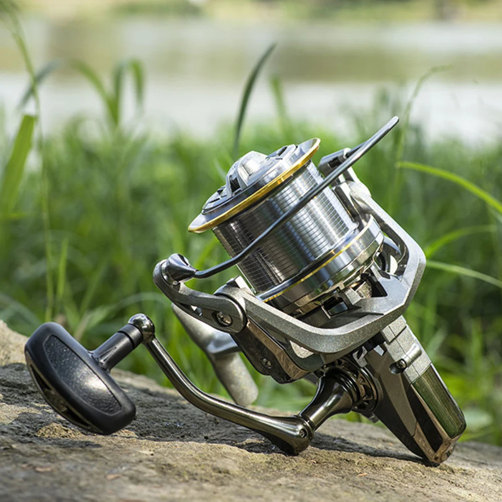 

Lure Spinning Fishing Spool Reel 4.8/1 Speed Ratio Metal 17+1 Bearing Fish Wheel Long-distance Fishing Accessories