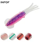 INFOF 5 шт. Мягкая приманка кальмар на Риге 11,5 см10 г для морской рыбалки