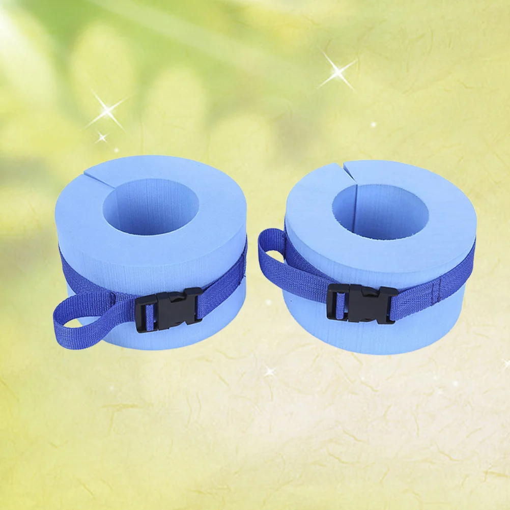 

1 Pair Cuffs Aqua Resistance Aquatic Water Aerobics Float Ring Exercise Cuffs with Quick Release Buckle for Outdoor