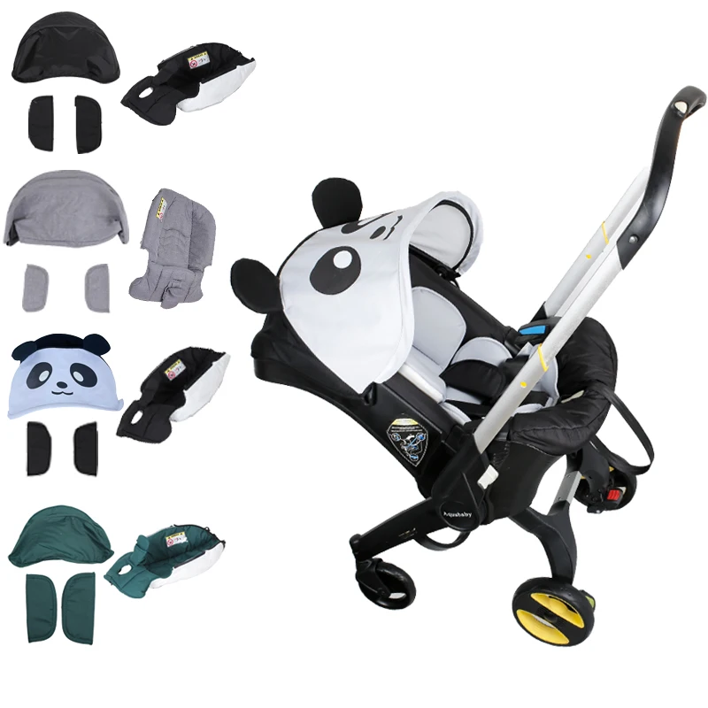 Комплект запасных чехлов 4 в 1, для автомобильных сиденье с защитой от солнца, для коляски