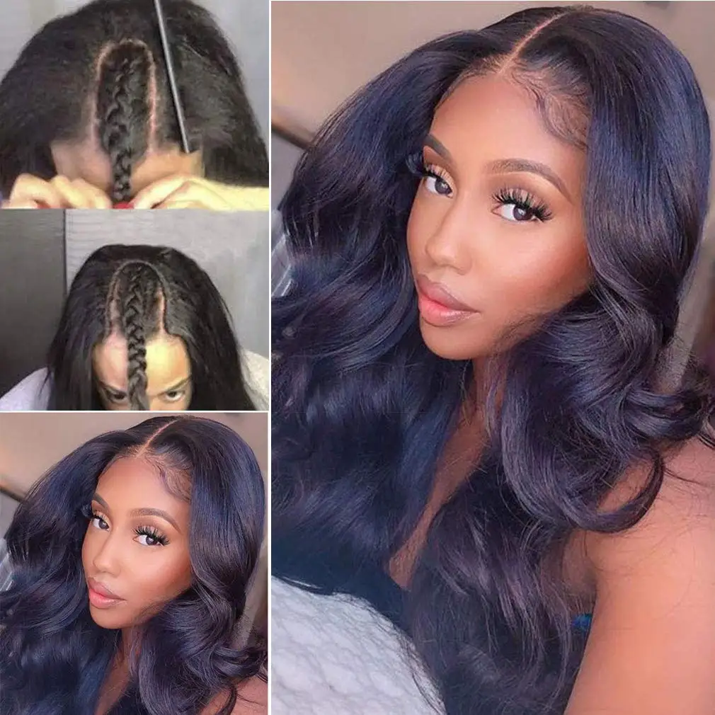 Body Wave U Part Wigs 100% Human Hair Brazilian Virgin Hair Wigs For Women Remy Hair Glueless Wigs Full Head Clip in Half Wigs