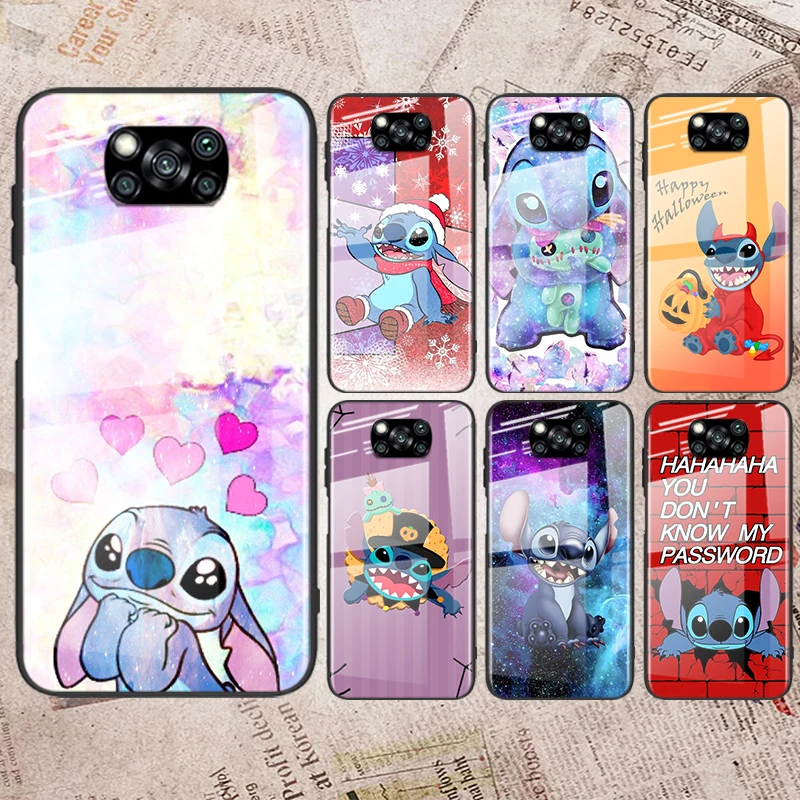 

Art Disney Lilo & Stitch For Xiaomi Note 10 10T 11 11i Lite Ultra 5G Poco X3 NFC M2 Pro F3 X2 F2 Tempered Glass Phone Case