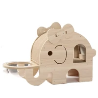 new pet cat bed wooden scratching toy pet dog bed acrylic capsule furniture pet sleeping house