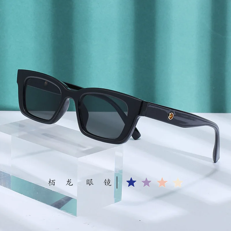

new Star jennie sunglasses luxury brand designer women men 2022 trendy Skinny Acetate sun glasses vintage oculos de sol feminino