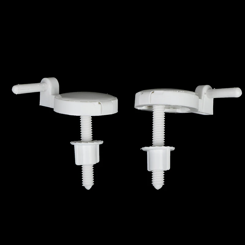 

2pcs Plastic Toilet Seat Screws Fixings Fit Toilet Seats Hinges Repair Tools Mounting Screws Household Gadgets PP Board