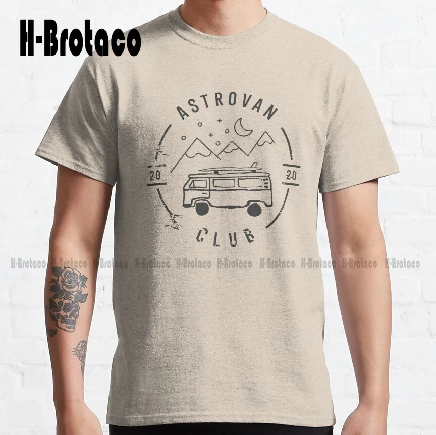 

Классическая футболка Mt Joy-Astrovan, Забавные Рубашки для папы, индивидуальные футболки Aldult для подростков, Футболки унисекс с цифровой печатью, модная летняя футболка