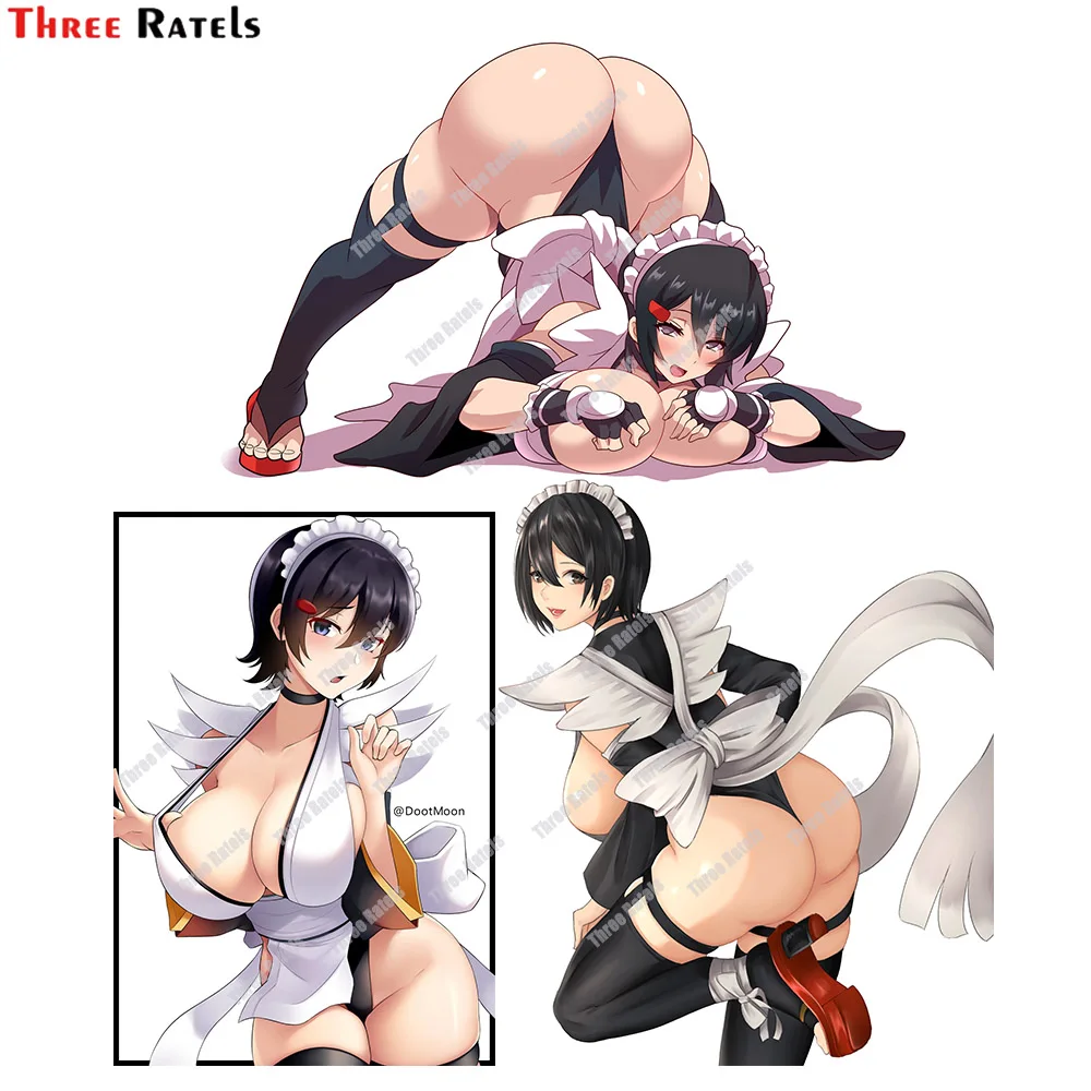 

Three Ratels E296 Iroha Samurai Spirits Car Accessories Auto Decals Anime Girl Vinyl Material Stickers