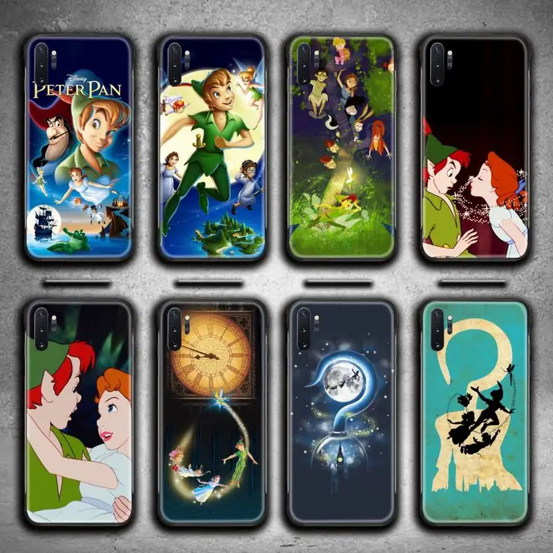

Disney Peter Pan Phone Case For Samsung Galaxy Note20 ultra 7 8 9 10 Plus lite M51 M21 M31S J8 2018 Prime