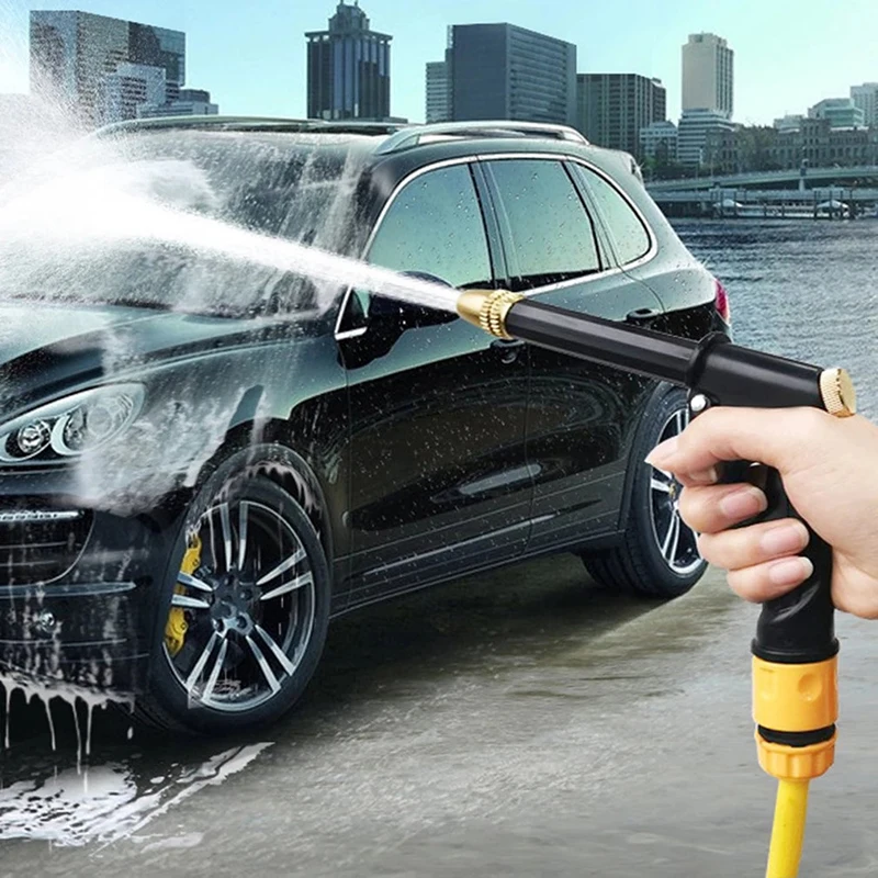 

Portable High-pressure Water Gun Multifunction Car Wash Gun Car Wash Machine Garden Watering Hose Nozzle Foam Water Gun