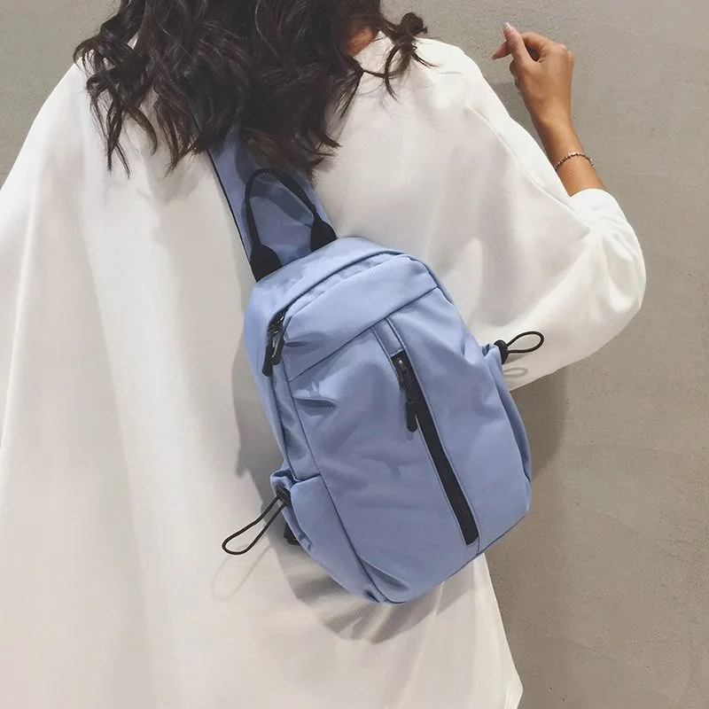 Уличная трендовая нагрудная сумка для женщин и мужчин Спортивная поясная