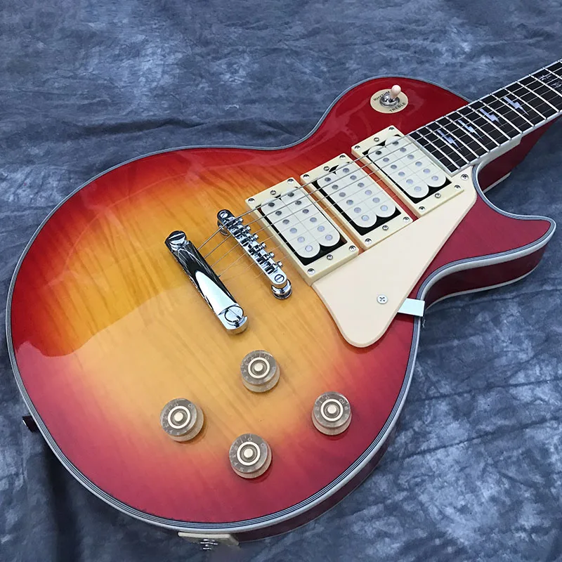 Китайская электрическая гитара Ace Frehley подпись несколько цветов корпус из