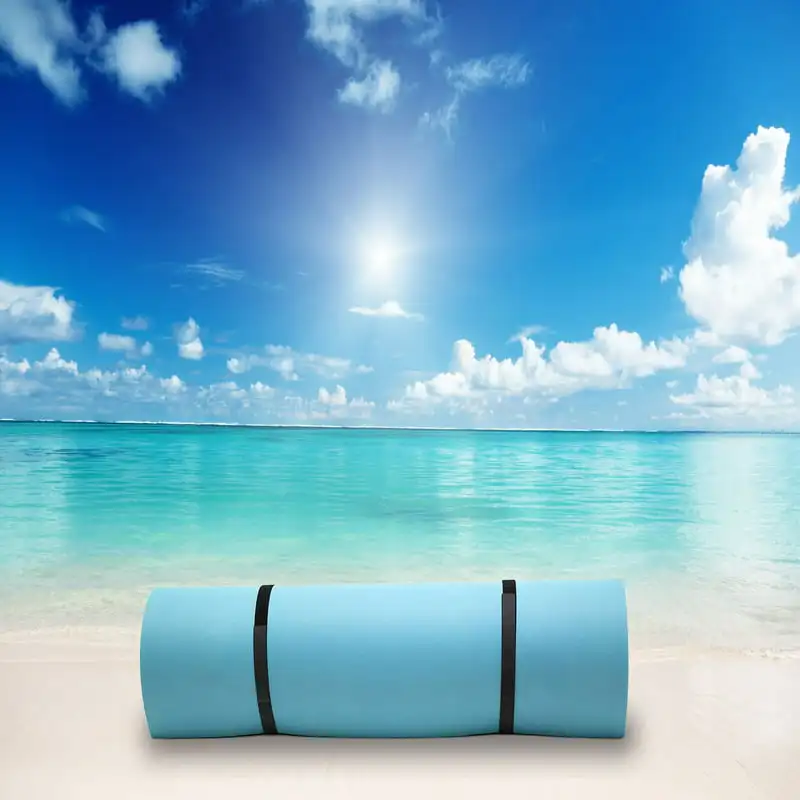 

x 6 Water Sports Mat Float Island Oasis Utility Mats Blue