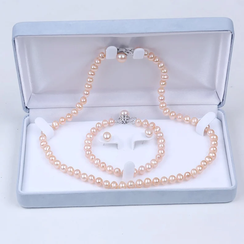 

Wholesale Jewelry Set In Latest Design White Pearl Jewelry Set