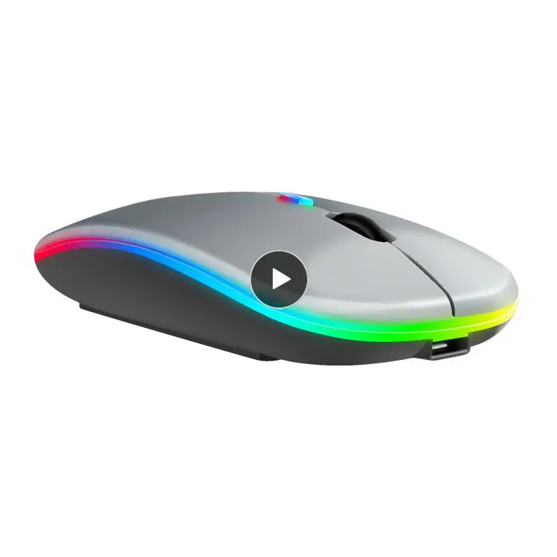 

Gaming Mouse Rechargeable Portable Mice 3 Kinds Dpi 4 Keys Rgb Mouse Gaming Accessories Wireless Mouse 2.4ghz 1600dpi