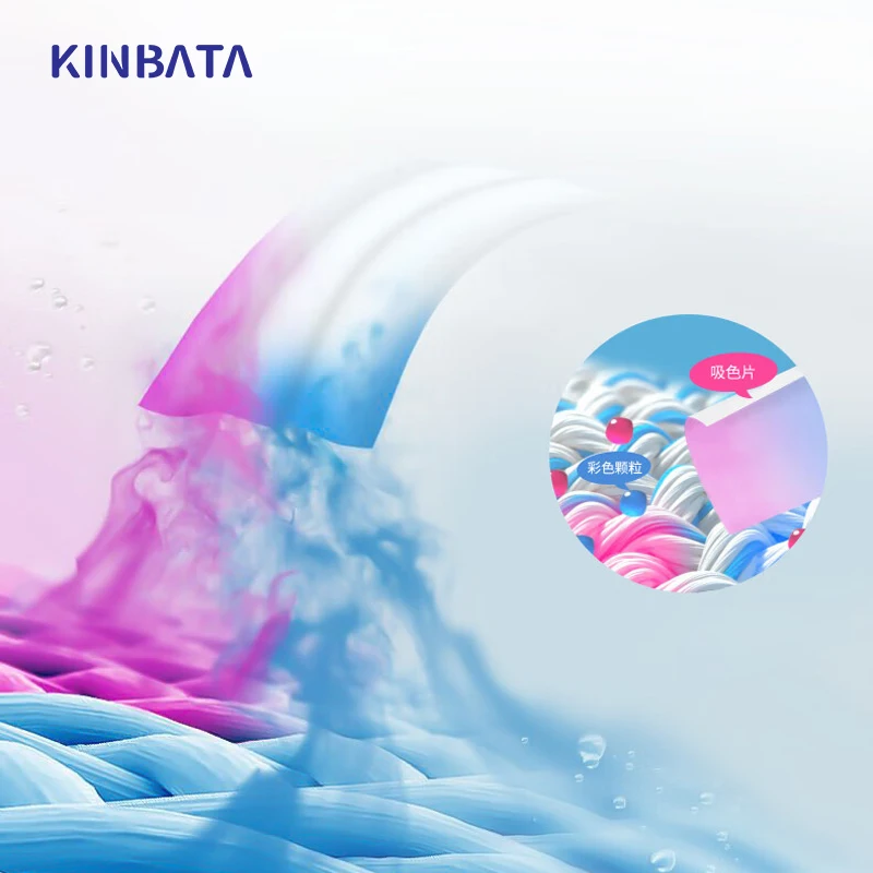 KINBATA-Соловцы цветов для стирки легко смешиваемые предотвращают бег цвета