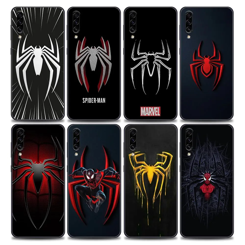 

Marvel Spider Logo Avengers Case for Samsung A10 A10S A20 A30 A30S A40 A50 A60 A70 A90 Note 8 9 10 20 Plus Lite Ultra 5G Case