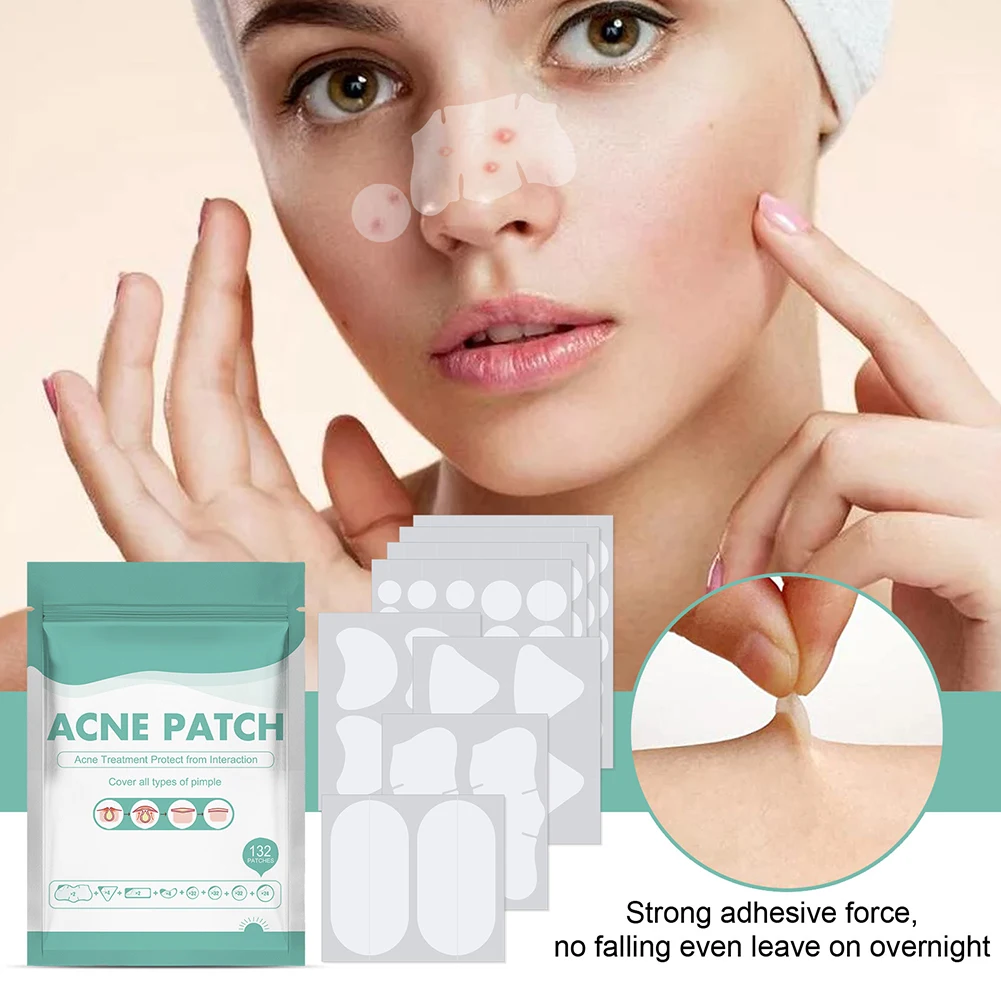 

132PCS Pimple Patch Mild Non-irritating Face Care Supplies