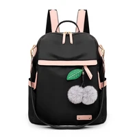traveasy new fashion satchel for women student oxford travel waterproof female solid color backpack trendy casual pink handbags