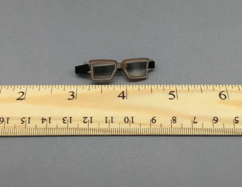 

E3-03 1/6th World War II Pilot Goggles Blinkers Model for 12" Action Figure Doll