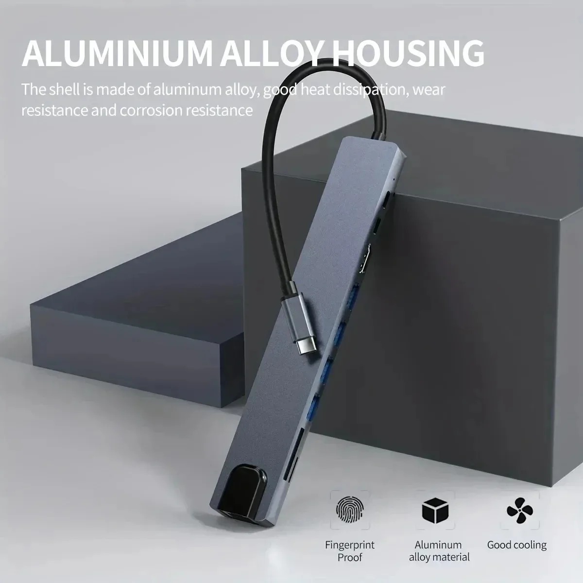 Док-станция для ноутбука Thunderbolt3/4 USB C до 4K @ 30 Гц HD-дисплей RJ45 100 Мбит/с Ethernet