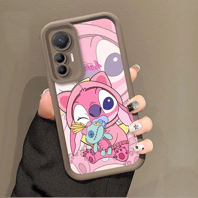Аниме Ангел Лило и Стич для Xiao POCO 12T 11 F2 F3GT F4 F5 X X4 X5 M3 14 Pro GT 4G фотовспышка