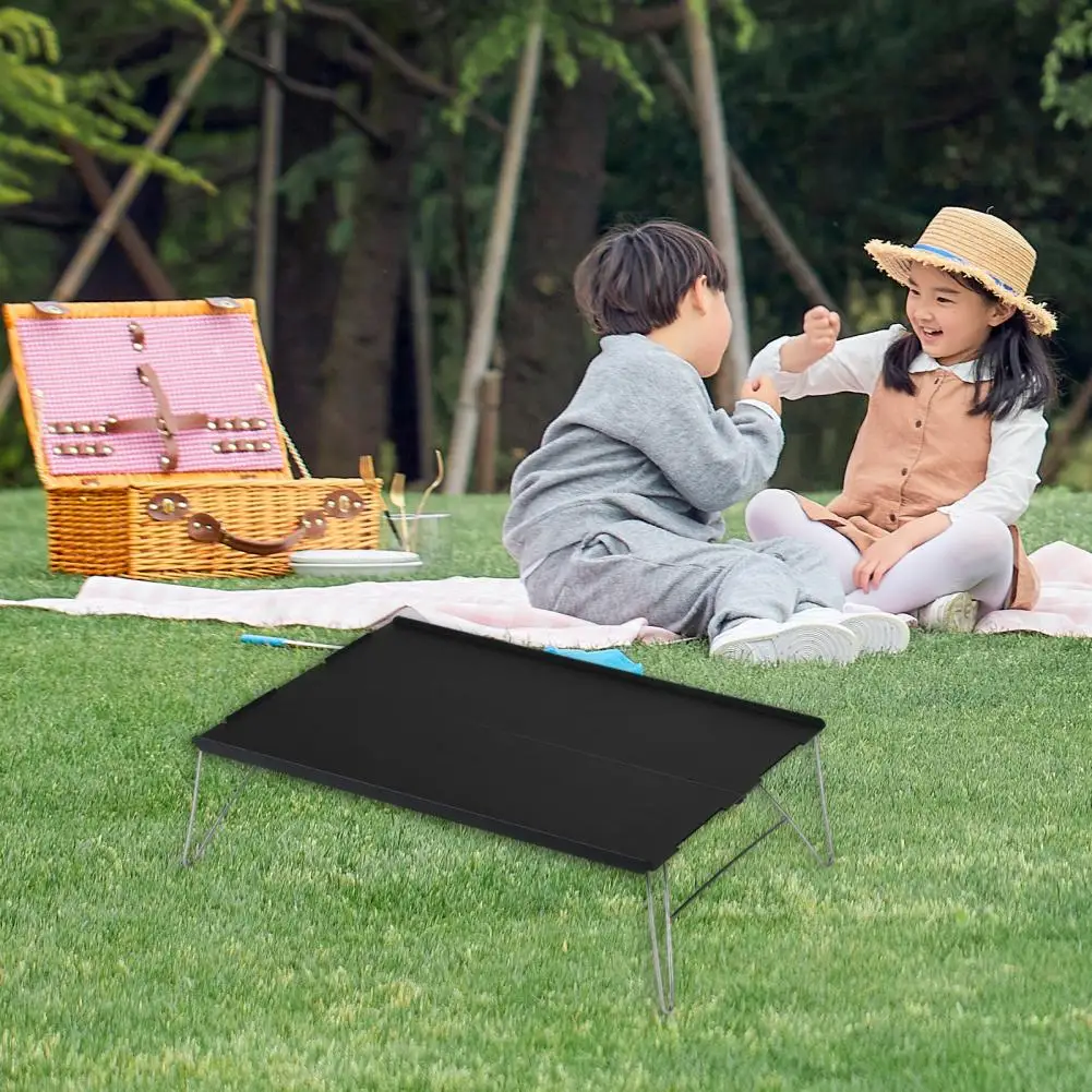 

Складной стол для дома, легкая чистка, переносной мини-стол для палатки, похода, отдыха на открытом воздухе, пляжа, путешествий, пикника, барб...