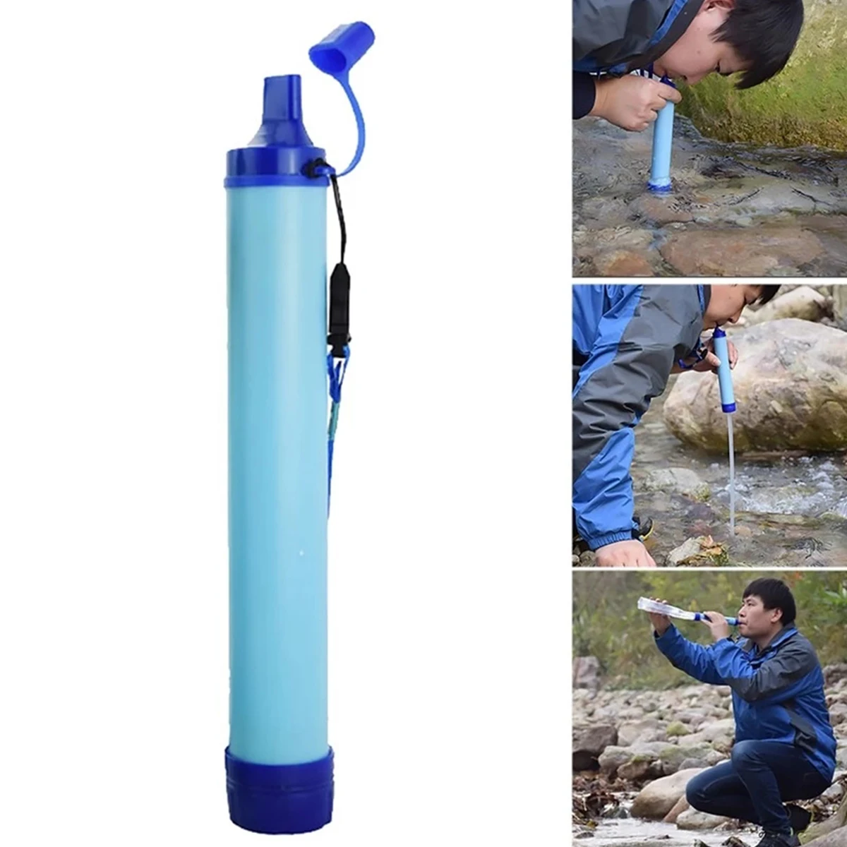 

Уличный очиститель воды, многоразовый персональный фильтр для воды, портативный, л, безопасная, аварийная, прямая питьевая вода