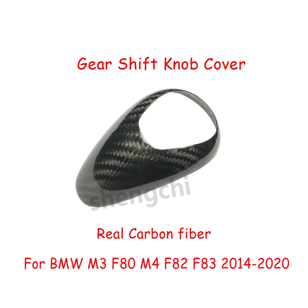 F80 F82 F83 реальное углеродное волокно для BMW M3 M4 переключатель передач наклейка