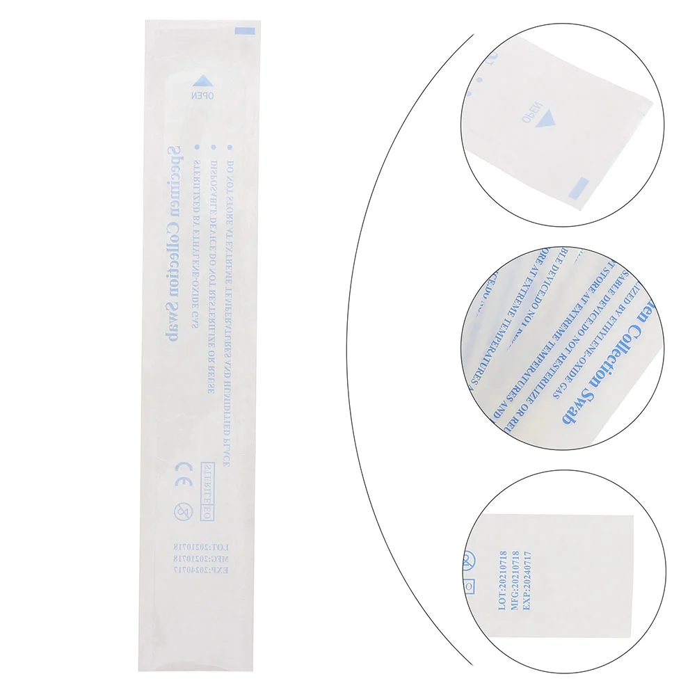 

Swabs Sterile Sampling Oraldisposable Applicators Pharynx Nasopharyngeal Flocking Swab Stick Wrap Swabsticks