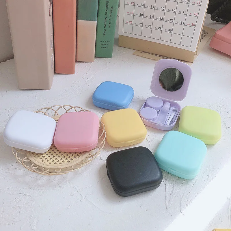 Миниатюрные контактные линзы карманный портативный контейнер для хранения