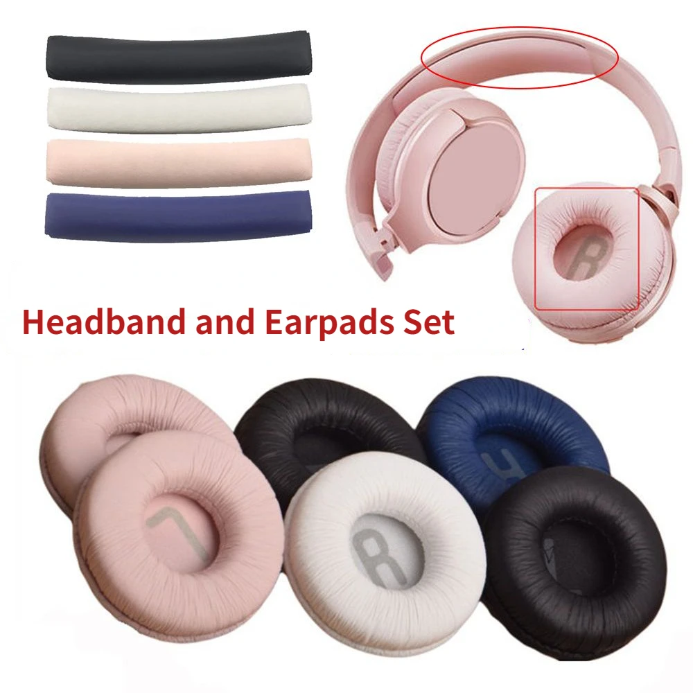 Фото 1 пара 70 мм чехол для подушки для наушников JBL Tune 600 T450 T450BT T500BT JR300BT амбушюры для наушников сменная пена №5