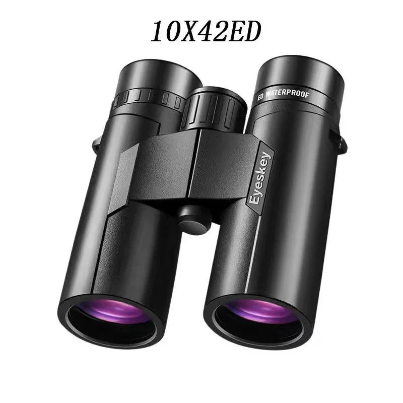 

Eyeskey ED 10x42 Waterproof Binoculars SMC Coating Bak4 Prism Optics Golden Magnification Telescope For Camping Hunting