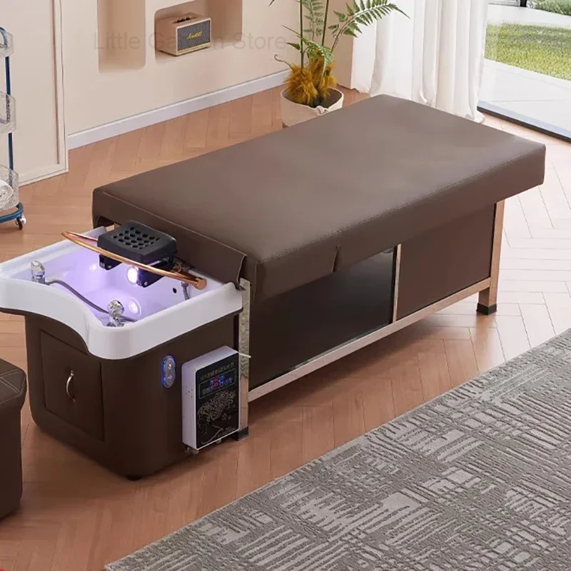 Массажная кровать для мытья волос электрическое профессиональное кресло ухода