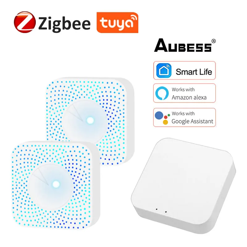 

Tuya APP Smart Air Housekeeper 6 In 1 Smart Air Box Sensor Alarm Detector PM2.5 Formaldehyde VOC CO2 Temperature Humidity Tools