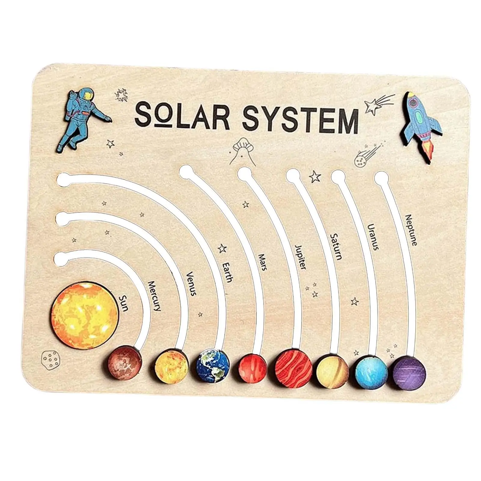 

Деревянная доска-пазл для дошкольного обучения для детей малышей