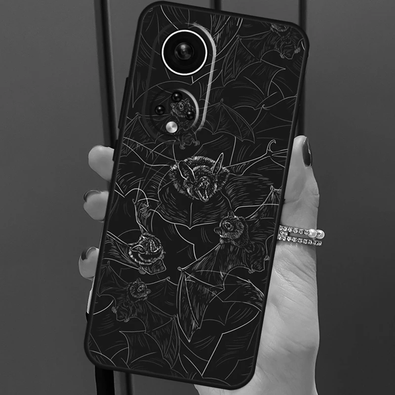 Чехол Goth &quotлетучая мышь Вампира&quot в готическом стиле для Honor X8a X9a X7a X6a X7 X8 X9 X9b X8b 90